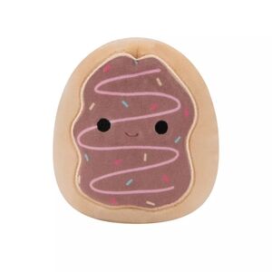 Squishmallows 3.5" Deja The Donut Squeaky Plush Dog Toy